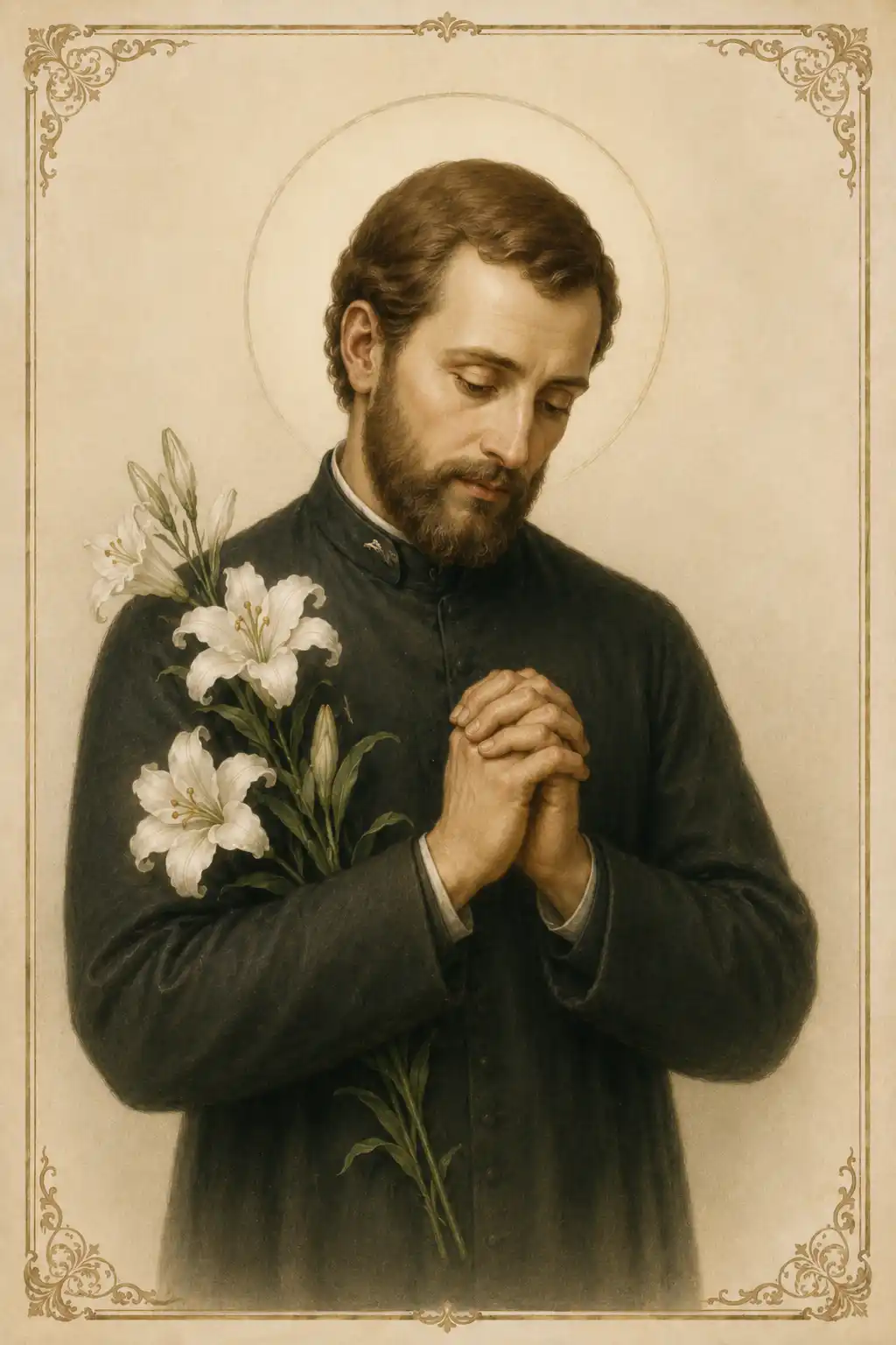 Imagen serena de San Cayetano para acompañar un momento de oración personal