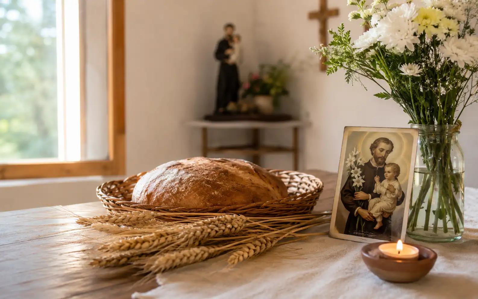 Pan y espigas como signos devocionales de sustento, trabajo y esperanza